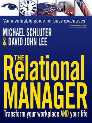 cover image of The Relational Manager